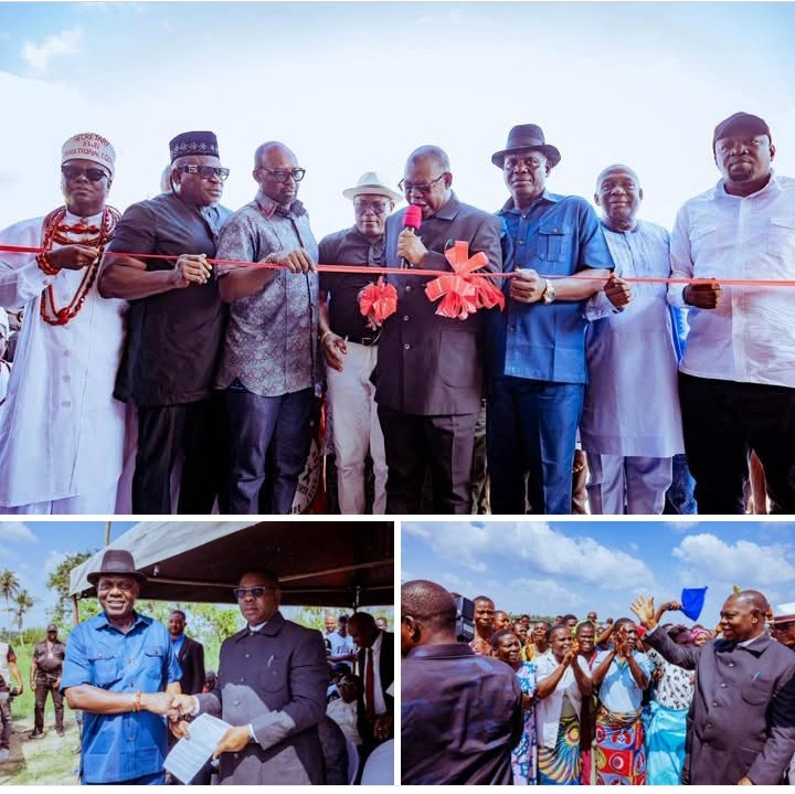 Oborevwori Inaugurates Cluster Of Housing Units In Okuama