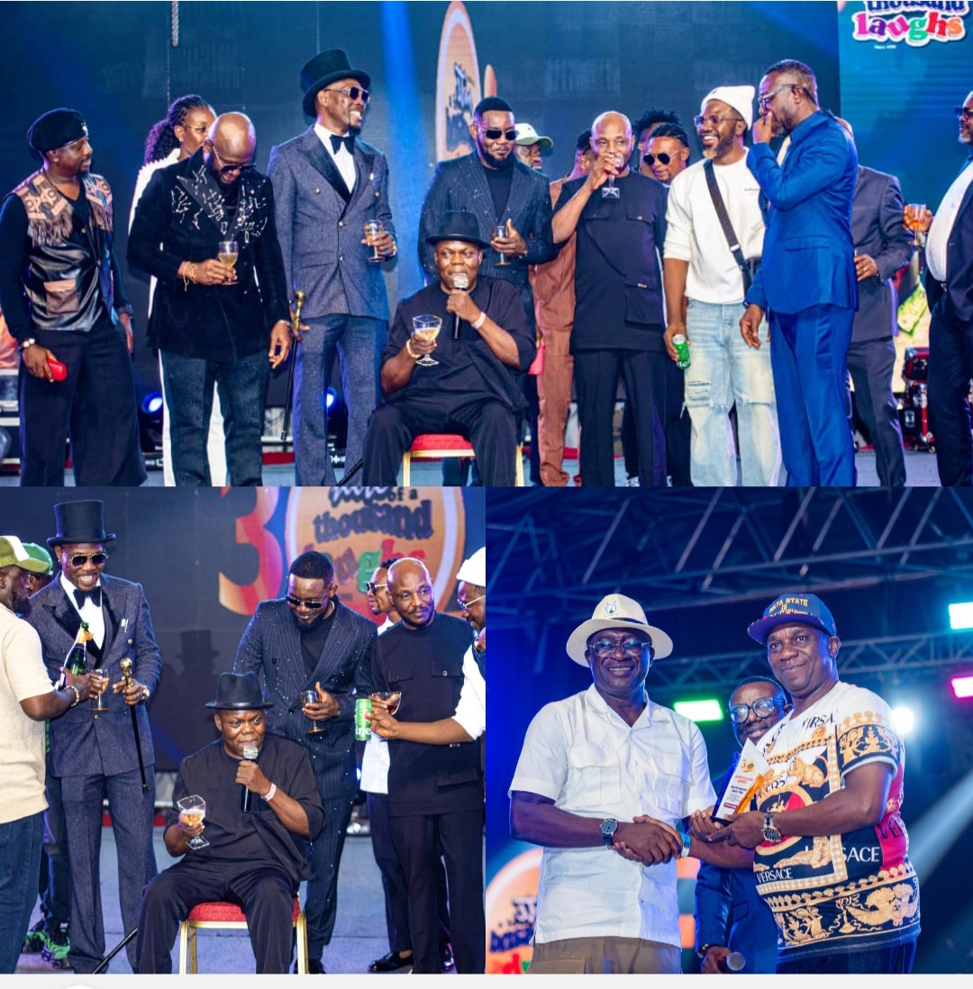 Three Decades of Laughter: Tilije, Opa Williams, Comedy Greats Light Up Asaba at Nite of a Thousand Laughs