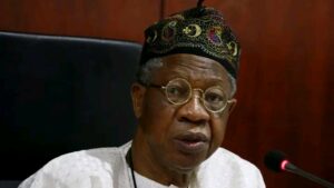 Former Minister of Information Lai Mohammed