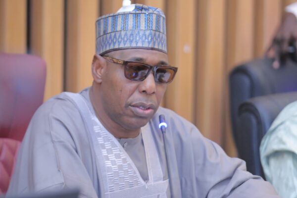 Borno State Governor, Professor Babagana Umara Zulum