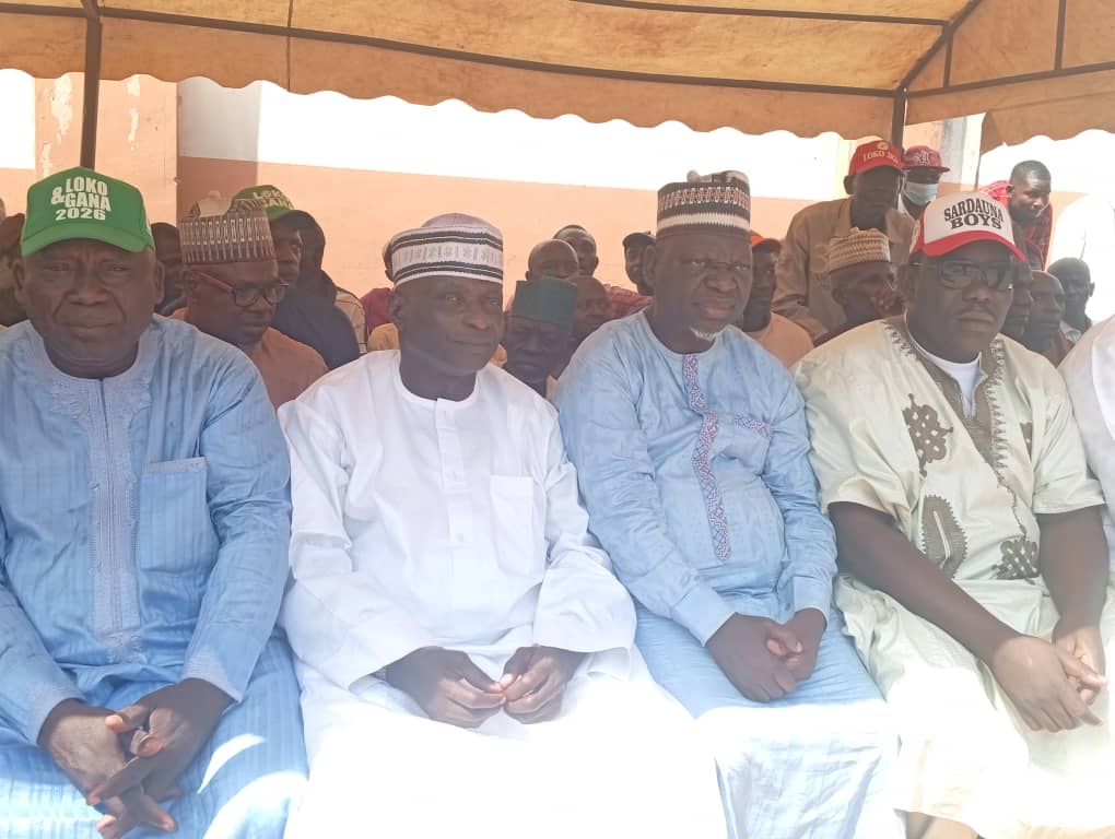 YPP chairman Alhaji Alhassan Suleiman present flag to former speaker of Abaji during his defection to YPP on Tuesday.