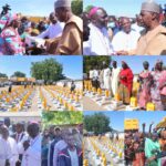 Heartwarming: Borno Gov Zulum Delights Christian Widows, Vulnerable Families with Massive Food Gifts