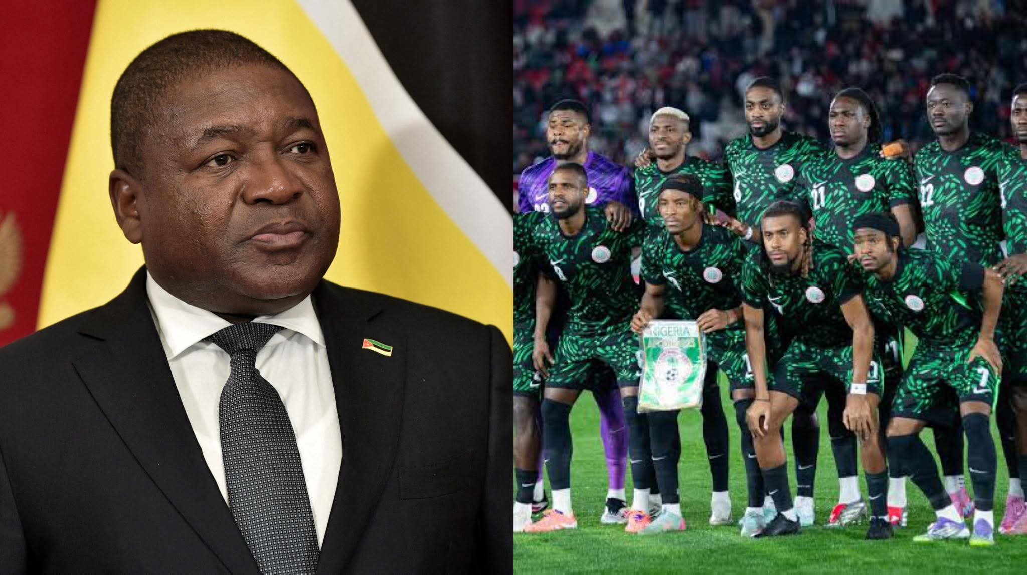Mozambique President Pledges Massive Bonus to Mambas for Upset Win Over Nigeria's Super Eagles
