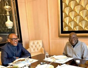 "Tinubu's AI Blunder: Doctored Kagame Lunch Pic Ignites Firestorm Online
