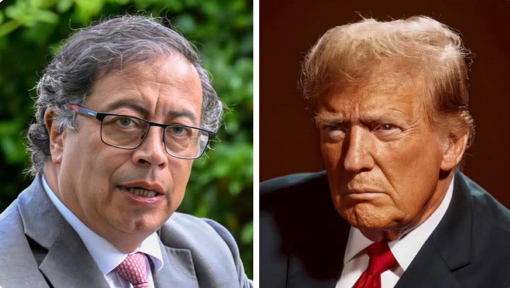 Colombian President, Gustavo Petro and US President Donald Trump