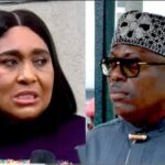 Veteran Nollywood actress and human rights activist, Hilda Dokubo and Dela Sate Governor Siminalayi Fubara