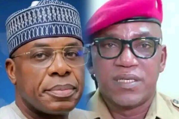 Rivers State Governor and immediate past Minister of Transportation, Rotimi Amaechi and Former Minister of Youth and Sports, Solomon Dalung