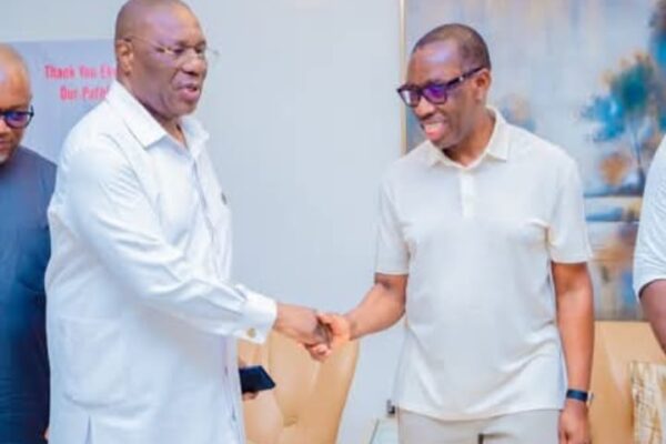 Otuaro’s Courtesy Visit to Okowa Signals Enduring Leadership Values