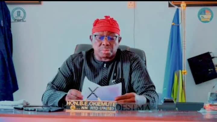 Director-General of the Delta State Traffic Management Authority (DESTMA), Hon. Benjamin Okiemute