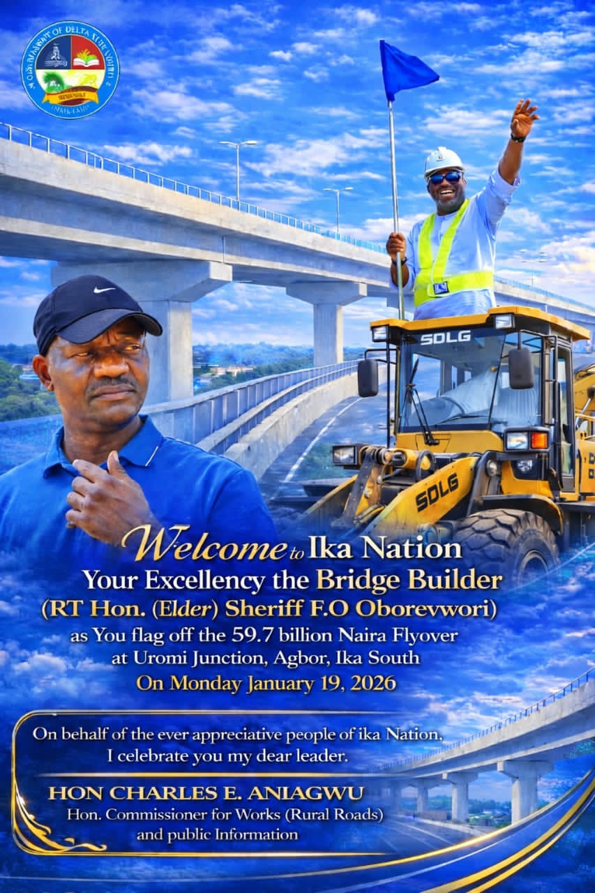Uromi Junction Flyover: Aniagwu Welcomes Oborevwori, the Bridge-Builder, to Agbor