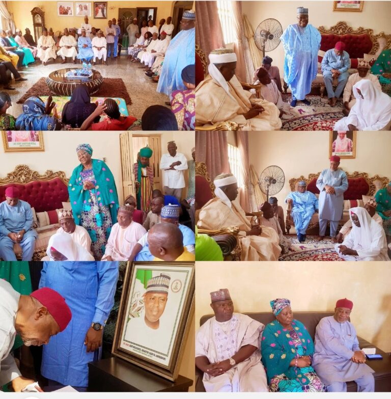 Nasarawa ADC leaders console Eggon chief, Akwashiki family after senator's death, carnival crash