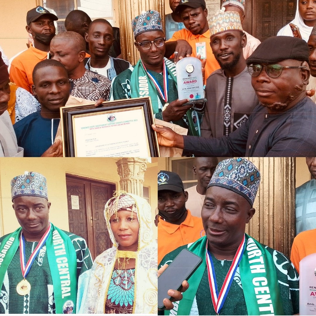 Renewed Hope Group Names Isah Kogi North Central Peace Ambassador