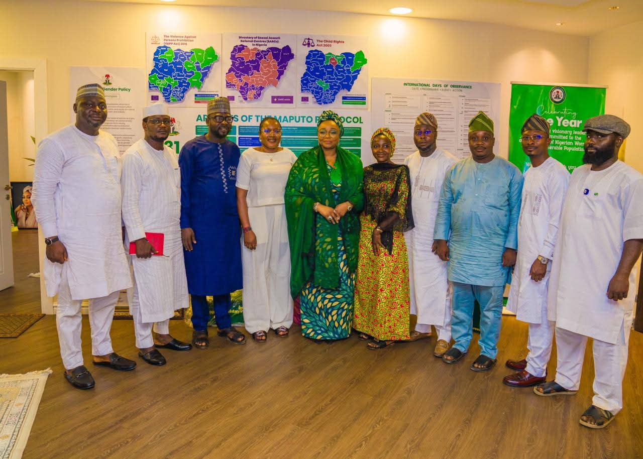 Nasarawa Youth Leader Ja’afar Loko Leads Delegation on Courtesy Visit to Women Affairs Minister