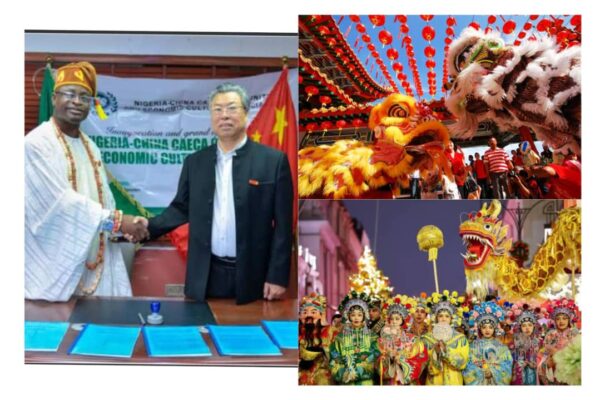 MD/CEO, NCMIIL, Prince Olatunbosun Wishes Mr. Xie Kun, a Happy Chinese New Year