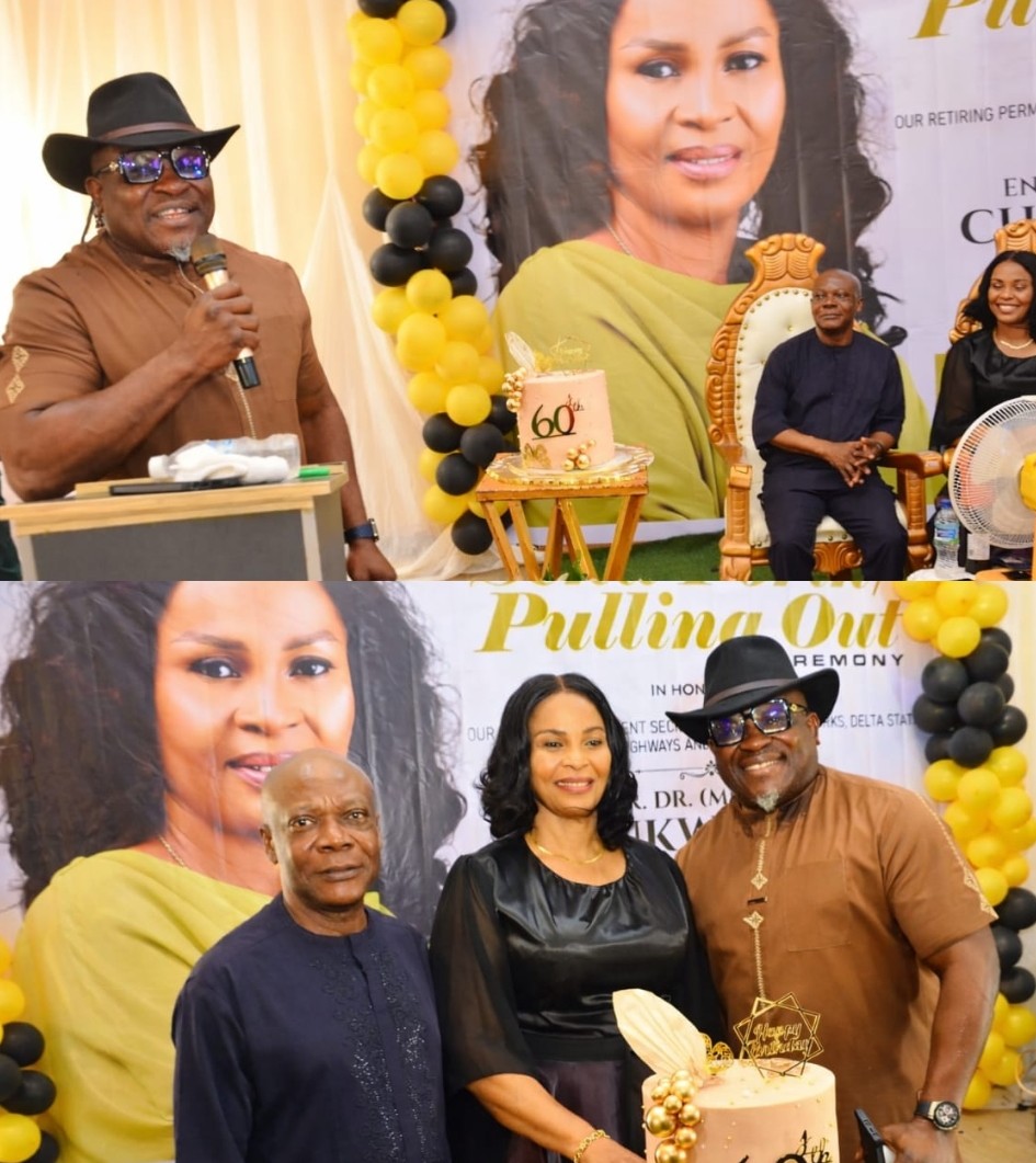 Delta Works Commissioner Celebrates Retiring Permanent Secretary, Juliet Aboloje, at 60