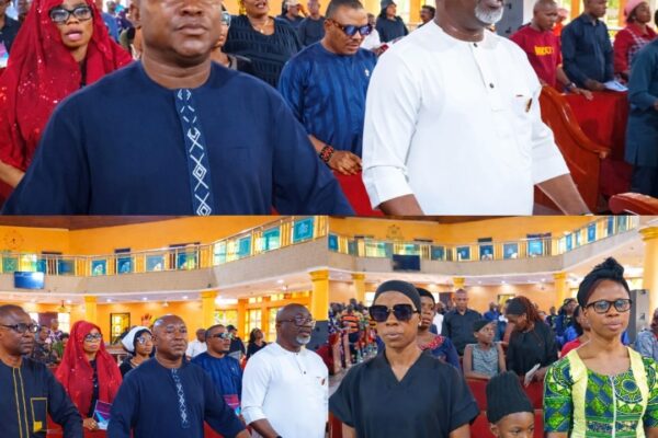 Oborevwori’s CPS, Ahon, Egware, Oyowe, Others Attend Ochei's Service Of Songs