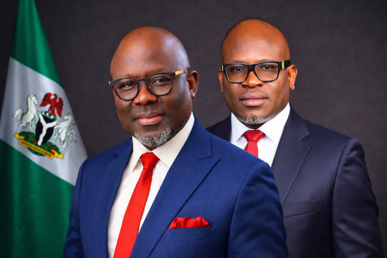 Delta State Governor, Governor Sheriff Oborevwori and Delta State Commissioner for Works (Highways and Urban Roads), Comrade Reuben Izeze