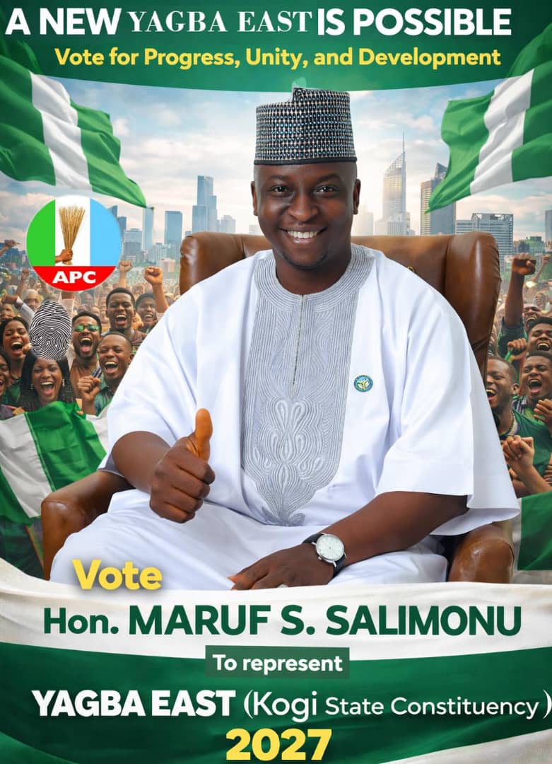 Almaruf Salimonu 2027 House of Assembly Aspirant, Yagba East