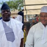 Mr. Musa Abdulazeez, FIPMA FICA,Ph.D (L), Dr. Yakubu Siyaka Adabenege (Fancy), Auditor General for Local Government, Kogi State (R)