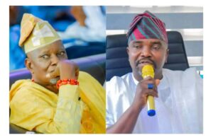 Chief Richard Asaje (L), Dr. Abdullahi Bello Dollar (R)