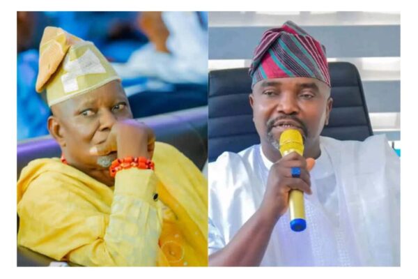 Chief Richard Asaje (L), Dr. Abdullahi Bello Dollar (R)