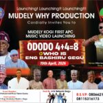 Egbira Star Mudely Set for Historic Ododo Album Launch, to Highlight Role of Bashir Gegu in Kogi Politics