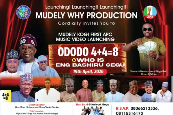Egbira Star Mudely Set for Historic Ododo Album Launch, to Highlight Role of Bashir Gegu in Kogi Politics