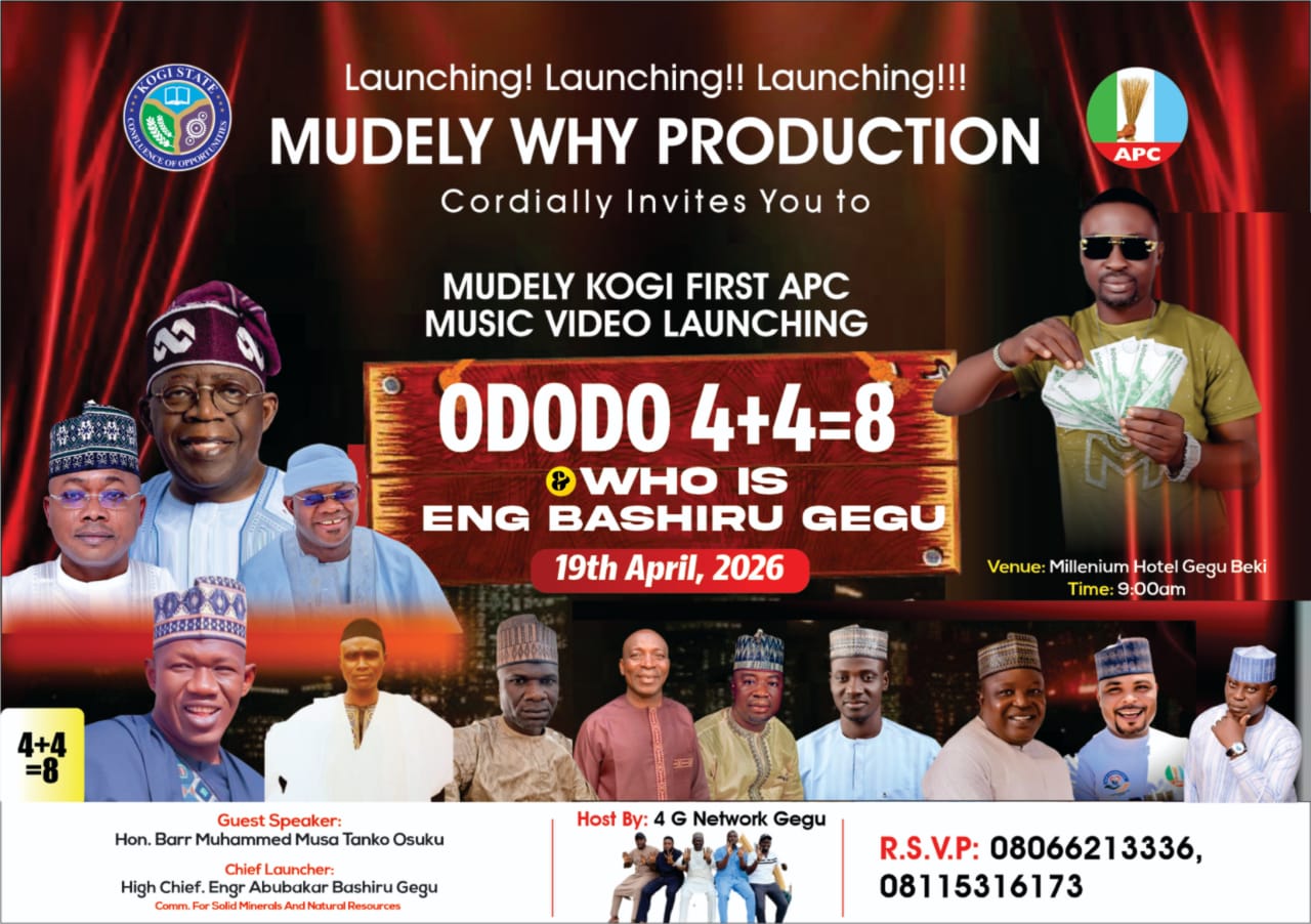 Egbira Star Mudely Set for Historic Ododo Album Launch, to Highlight Role of Bashir Gegu in Kogi Politics