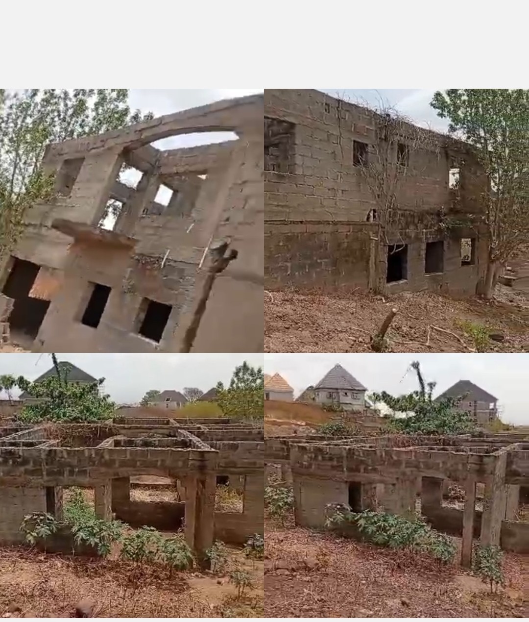 Real Estate Alert: Uncompleted 5-Bedroom Structure Available in Lokoja GRA (VIDEO)