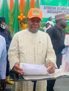 Former Nasarawa State Deputy Governor, Chief John Michael Abdu