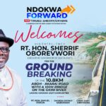 NdokwaForward Hails Oborevwori on N29.8bn Aboh-Akarai Road, Bridge Groundbreaking