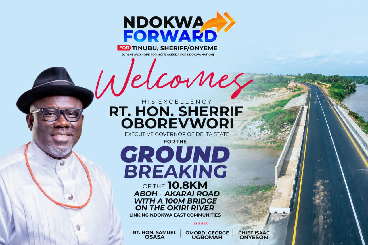 NdokwaForward Hails Oborevwori on N29.8bn Aboh-Akarai Road, Bridge Groundbreaking