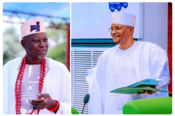 Chief Richard Asaje (L), Elder Leke Abejide (R)