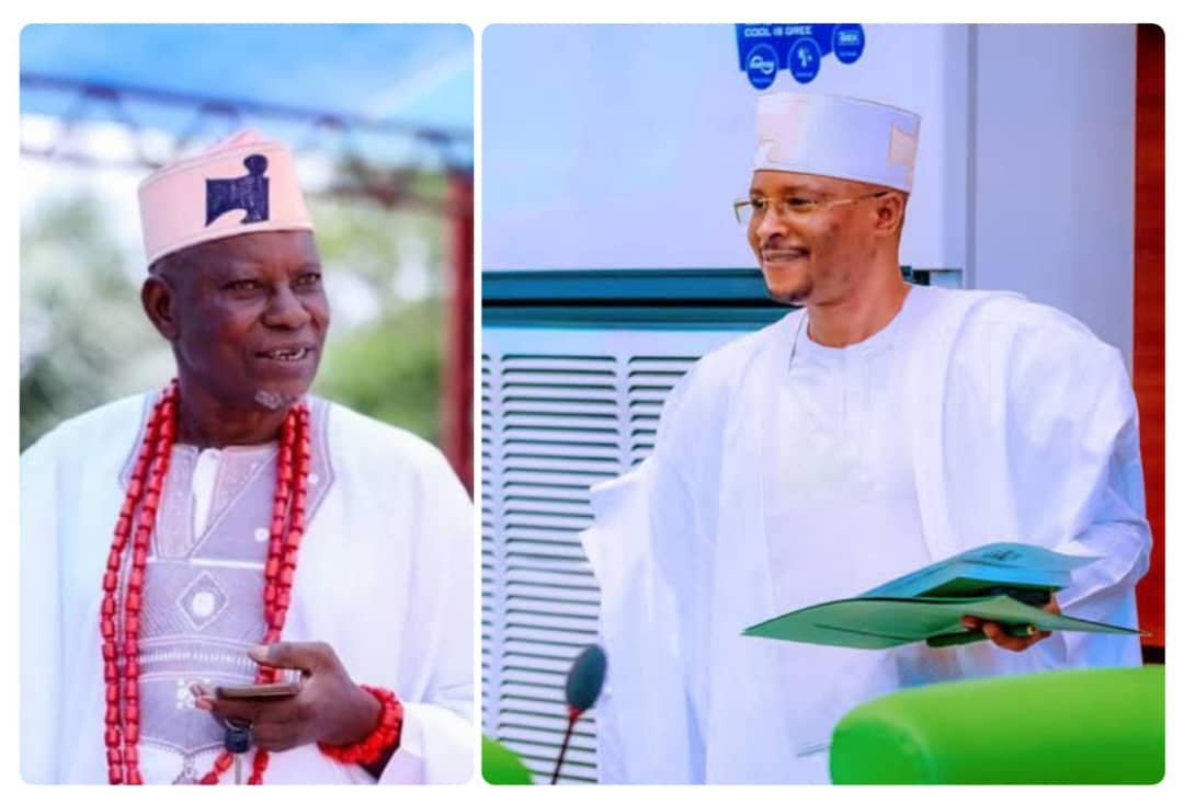 Chief Richard Asaje (L), Elder Leke Abejide (R)