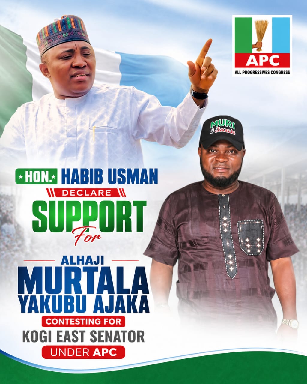 KOGI EAST SENATE RACE: HABIB USMAN BACKS AJAKA, URGES APC UNITY