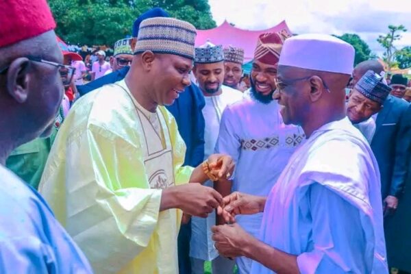 Speaker Danladi Jatau and Senator Aliyu Ahmed Aliyu Wadada