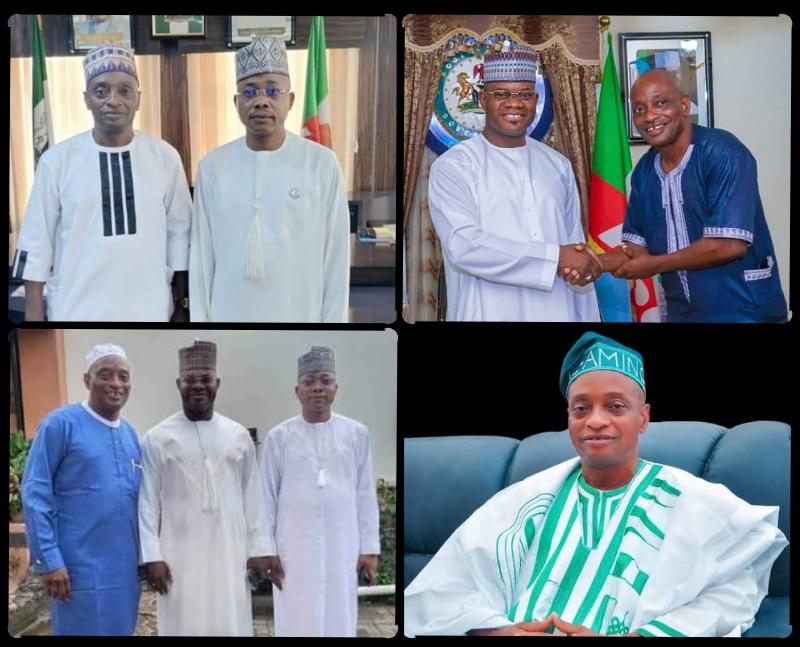 Hon. Isah Taofiq with Gov. Ododo and F-GYB