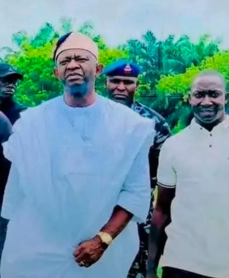 Senator Sunday Steve Karimi and Idris Abubakar Gegu