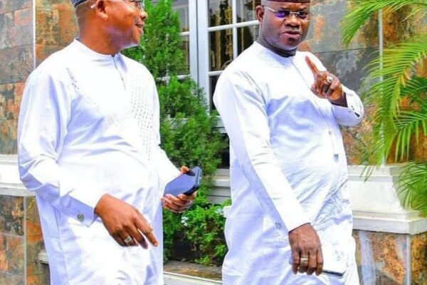 Governor Ahmed Usman Ododo and Former Governor, Yahaya Adoza Bello