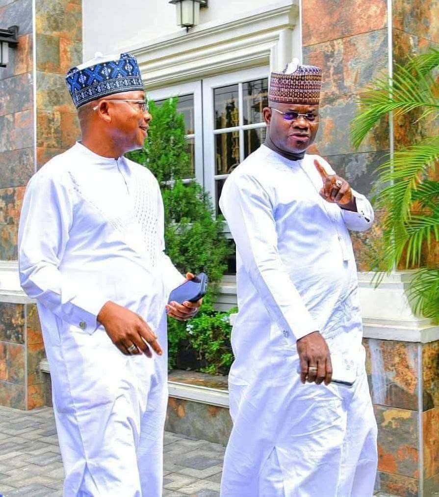 Governor Ahmed Usman Ododo and Former Governor, Yahaya Adoza Bello