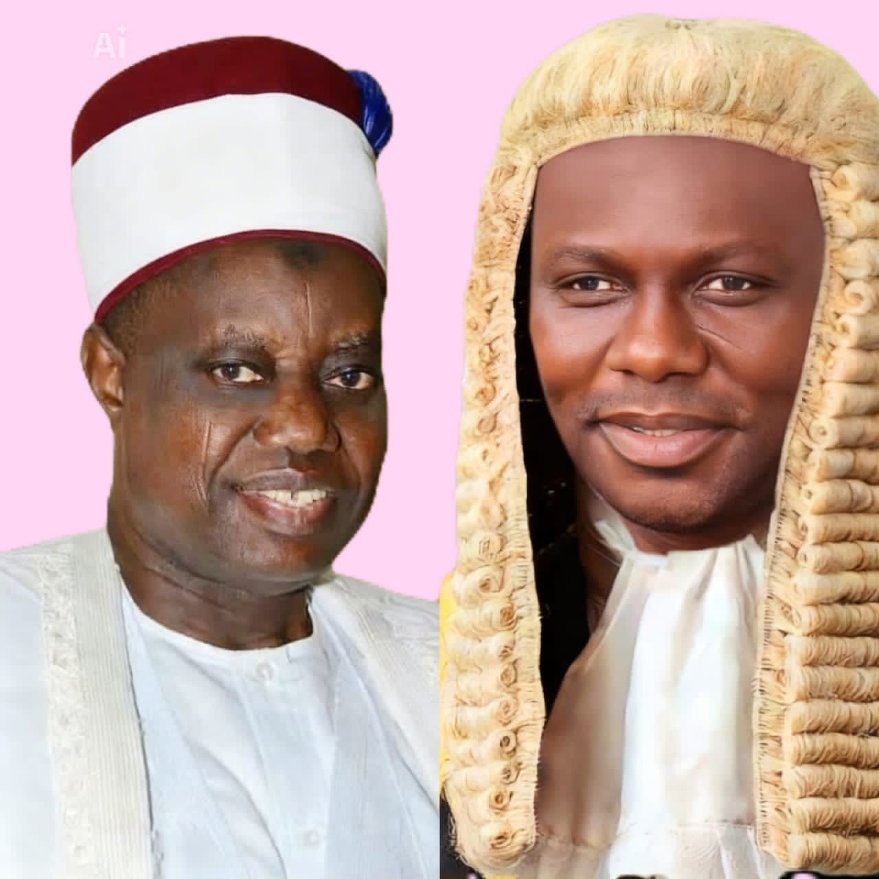 Emir of Lafia, His Royal Highness, Justice Sidi Bage Muhammad (Rtd) and Speaker of Nasarawa State House of Assembly, Rt. Hon. Danladi Jatau