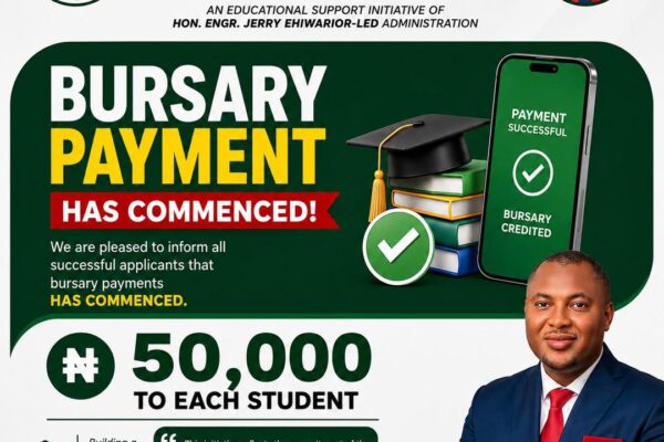 Ika South Commences N50,000 Bursary Disbursement to Students