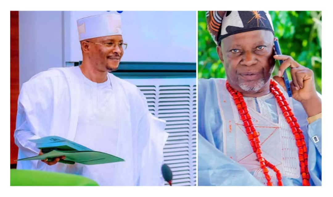 Hon. Leke Abejide, HoR, Yagba Federal Constituency (L), Chief Richard Asaje (R)
