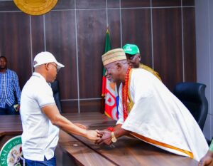 Kogi State Governor HE Ahmed Usman Ododo (R), Chief Richard Asaje (R)