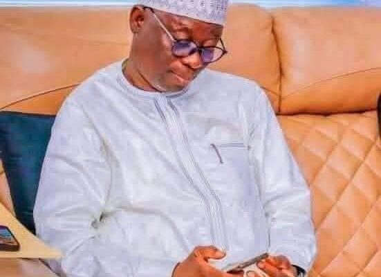 Rt. Hon. Ibrahim Balarabe Abdullahi during his tenure as Speaker of the Nasarawa State House of Assembly.
