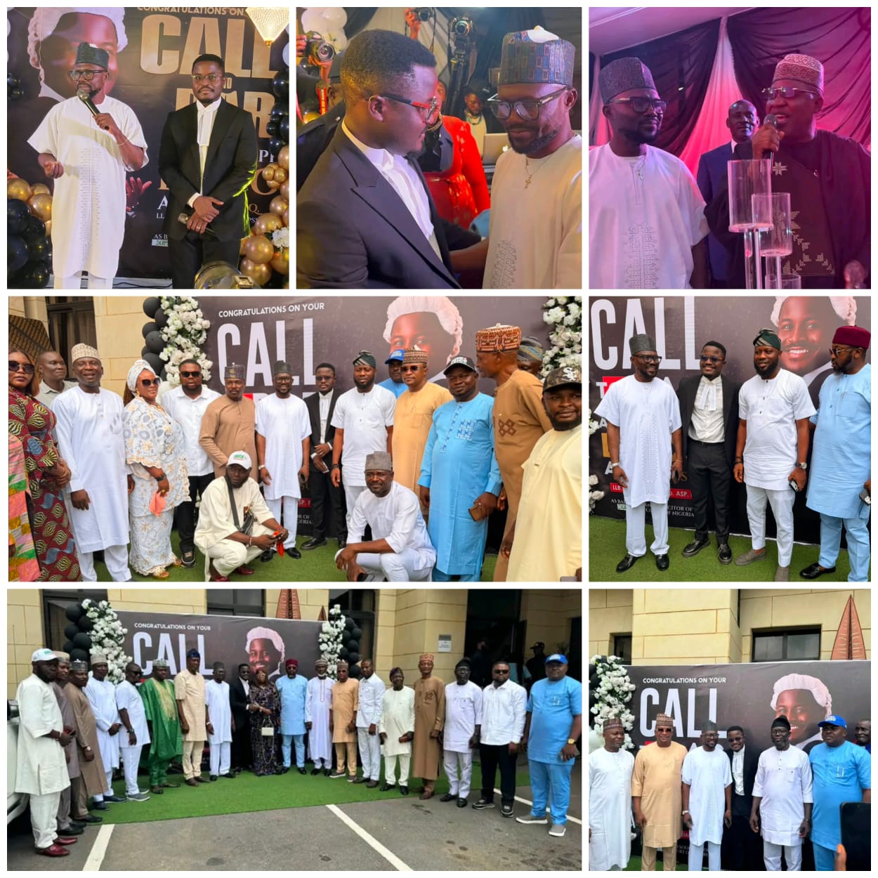 Kogi East APC Senatorial Candidate. Ameh Erico Celebrates Son's Call to Nigerian Bar