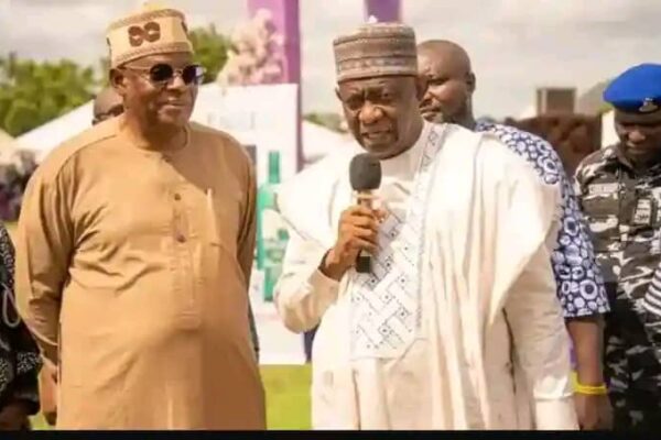 Rt. Hon. James Abiodun Faleke and Senator Sunday Steve Karimi
