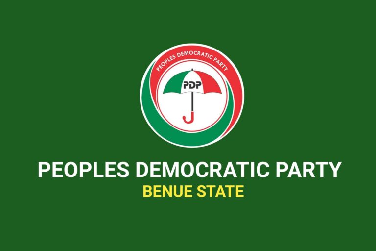 The Benue State chapter of the Peoples Democratic Party (PDP)