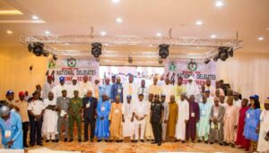 Delegates at the 14th FOSIECON National Delegates Conference in Katsina discussing electoral reforms, SIECs funding and voter apathy in Nigeria.