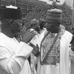 Former Governor of Kogi State, HE Yahaya Adoza Bello (L), Chief Richard Asaje (R)